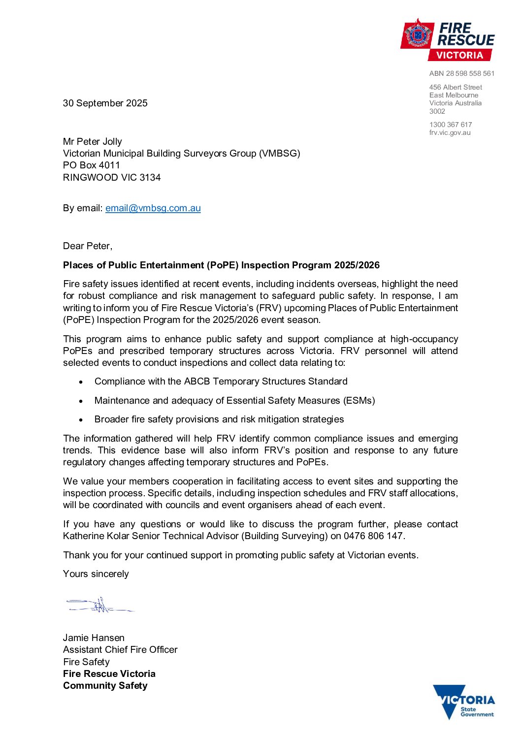 20250930 FRV’s PoPE Inspection Program